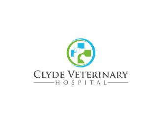 Clyde Veterinary Hospital logo design by noviagraphic