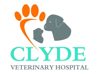 Clyde Veterinary Hospital logo design by ElonStark