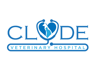 Clyde Veterinary Hospital logo design by scriotx