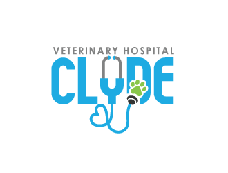 Clyde Veterinary Hospital logo design by mppal