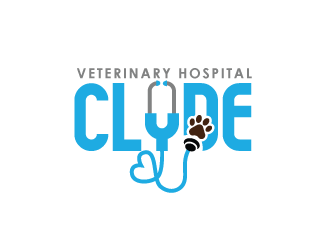 Clyde Veterinary Hospital logo design by mppal