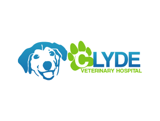 Clyde Veterinary Hospital logo design by czars