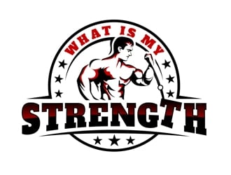 What Is My Strength logo design by DreamLogoDesign