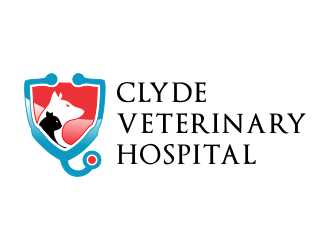 Clyde Veterinary Hospital logo design by akhi