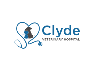 Clyde Veterinary Hospital logo design by Adundas