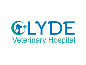 Clyde Veterinary Hospital logo design by mletus