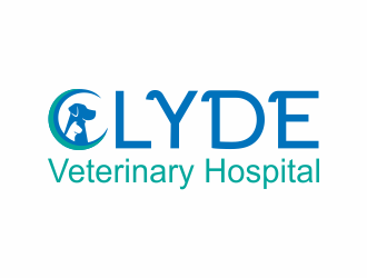 Clyde Veterinary Hospital logo design by mletus