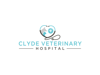 Clyde Veterinary Hospital logo design by afra_art