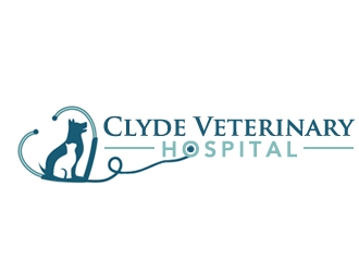 Clyde Veterinary Hospital logo design by samueljho