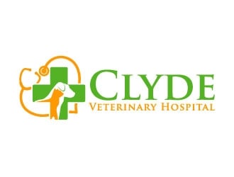 Clyde Veterinary Hospital logo design by J0s3Ph