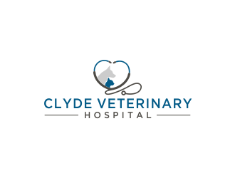 Clyde Veterinary Hospital logo design by afra_art