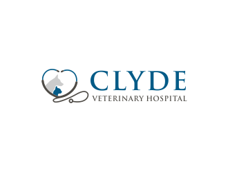 Clyde Veterinary Hospital logo design by afra_art