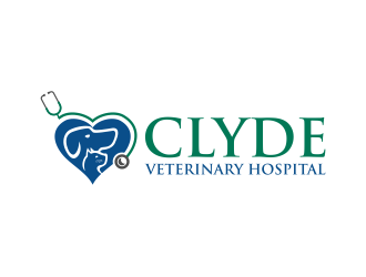 Clyde Veterinary Hospital logo design by ingepro