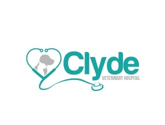 Clyde Veterinary Hospital logo design by MarkindDesign