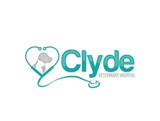 Clyde Veterinary Hospital logo design by MarkindDesign