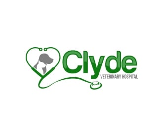 Clyde Veterinary Hospital logo design by MarkindDesign