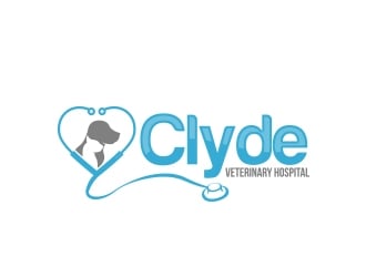 Clyde Veterinary Hospital logo design by MarkindDesign