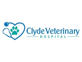 Clyde Veterinary Hospital logo design by jaize