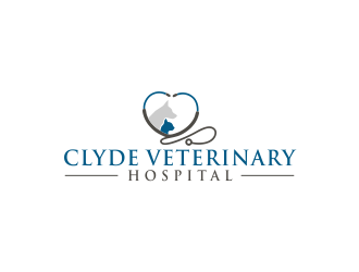 Clyde Veterinary Hospital logo design by afra_art