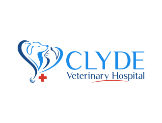 Clyde Veterinary Hospital logo design by mikael