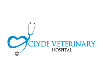 Clyde Veterinary Hospital logo design by Greenlight