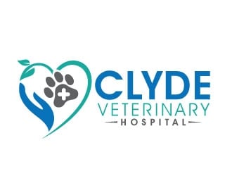 Clyde Veterinary Hospital logo design by REDCROW