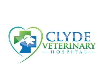 Clyde Veterinary Hospital logo design by REDCROW