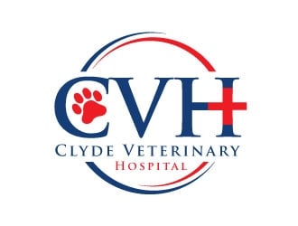 Clyde Veterinary Hospital logo design by REDCROW