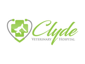 Clyde Veterinary Hospital logo design by daywalker