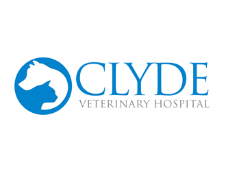 Clyde Veterinary Hospital logo design by kunejo