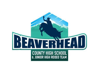 Beaverhead County High School & Junior High Rodeo Team logo design by usashi