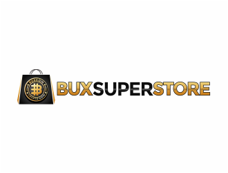 BUXSUPERSTORE logo design by mutafailan