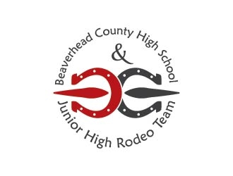 Beaverhead County High School & Junior High Rodeo Team logo design by bcendet