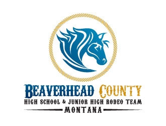 Beaverhead County High School & Junior High Rodeo Team logo design by J0s3Ph