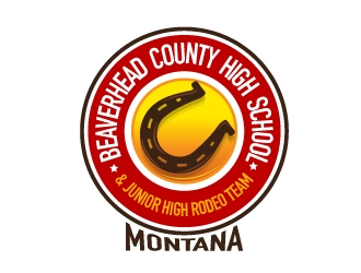 Beaverhead County High School & Junior High Rodeo Team logo design by usashi