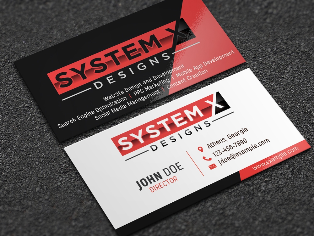 System X Designs logo design by aamir