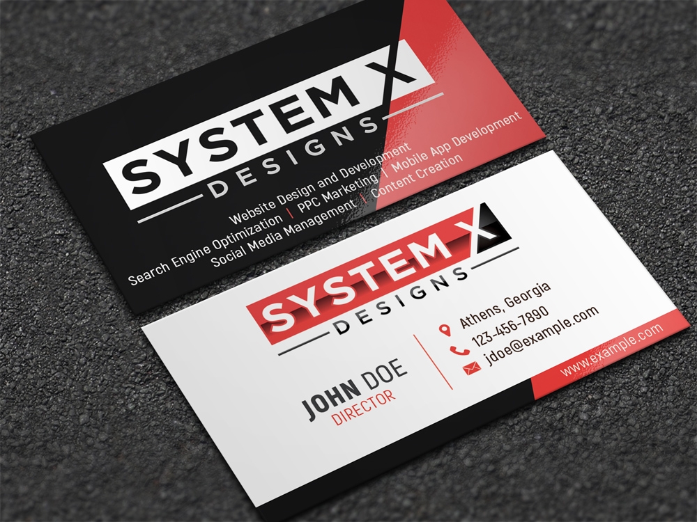 System X Designs logo design by aamir