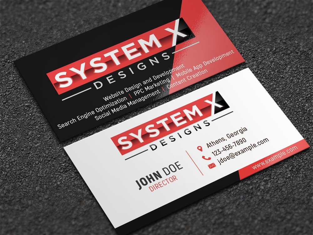 System X Designs logo design by aamir