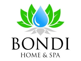 Bondi Home & Spa logo design by jetzu