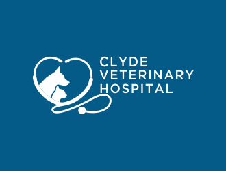 Clyde Veterinary Hospital logo design by afra_art