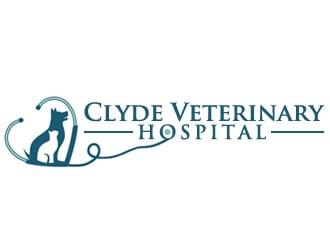 Clyde Veterinary Hospital logo design by samueljho