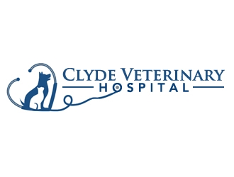 Clyde Veterinary Hospital logo design by samueljho