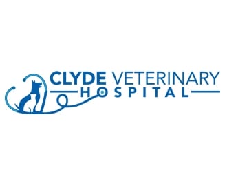 Clyde Veterinary Hospital logo design by samueljho