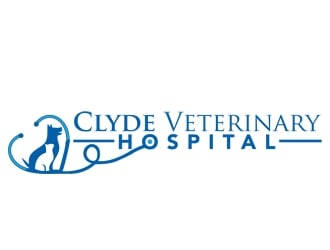 Clyde Veterinary Hospital logo design by samueljho