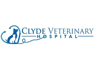 Clyde Veterinary Hospital logo design by samueljho