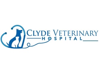 Clyde Veterinary Hospital logo design by samueljho