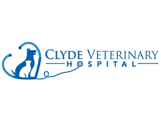 Clyde Veterinary Hospital logo design by samueljho