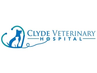 Clyde Veterinary Hospital logo design by samueljho