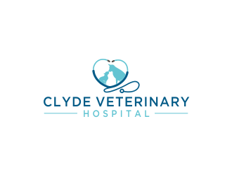 Clyde Veterinary Hospital logo design by afra_art