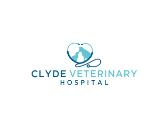 Clyde Veterinary Hospital logo design by afra_art